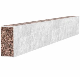 С других сторон Брус для цветника и гробницы боковой стороны 800x100x50 из гранита с неполированными фасками из Токовского гранита br-tok-npf-80-10-05 фото № 1