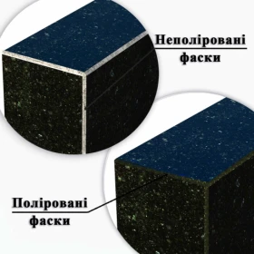 Деталі Квітник на могилу виробництво Україна 850x500x100 з граніту серія Базіс з полірованими фасками Коростишівського кар'єру cv-kor-pf-850-500-Bazys фото № 1