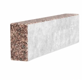 З інших боків Брус для квітника та гробниці 400x100x50 з граніту лицьовий (тильний) з полірованими фасками з Токівського граніту br-tok-pf-40-10-05 фото № 1