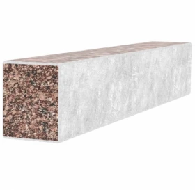 З інших боків Брус для квітника та гробниці елітний 600x100x80 з граніту лицьовий (тильний) із неполірованими фасками з Токівського граніту br-tok-npf-60-10-08 фото № 1