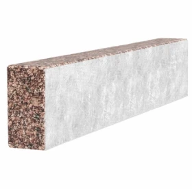 С других сторон Брус для цветника и гробницы из Токовского гранита 550x100x50 из гранита лицевой (тыльный) с полированными фасками br-tok-pf-55-10-05 фото № 1