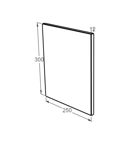 Розміри Фото на склі на пам'ятник прямокутне fsk-30-25-12