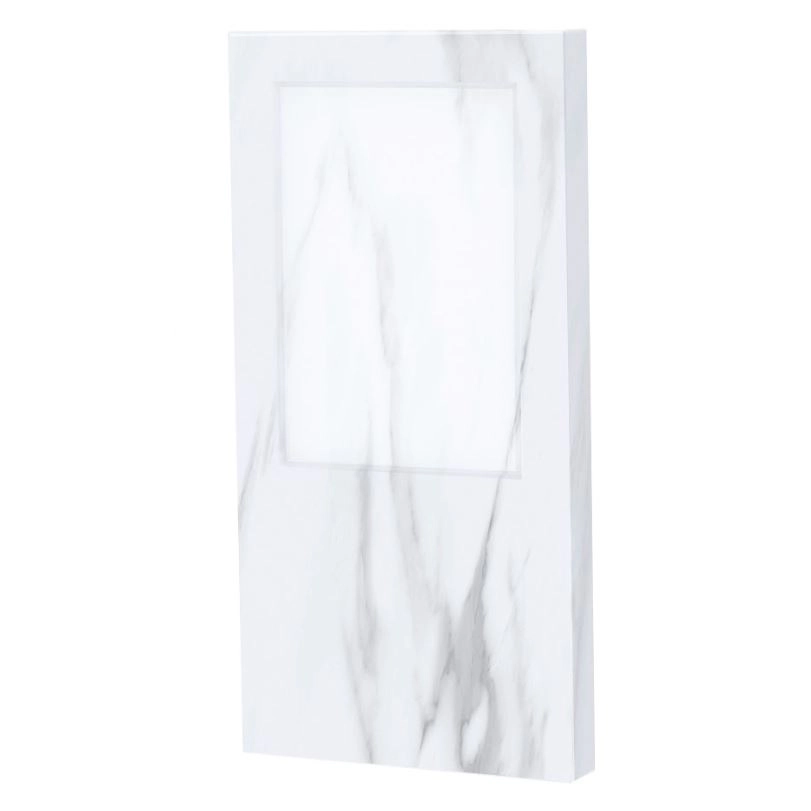 Основное Стела памятника на могилу из мрамора 1000x500x80 вертикальная с полированными фасками из мрамора Волокас st-vol-pf-100-50-08-001