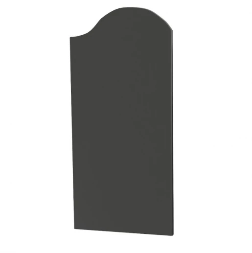 Плита вставка на памятник для портрета и надписей правая 370x810x20 фигурная с Ивано-Долинского карьера ptk-baz-pf-pt-81-37-02-011-r