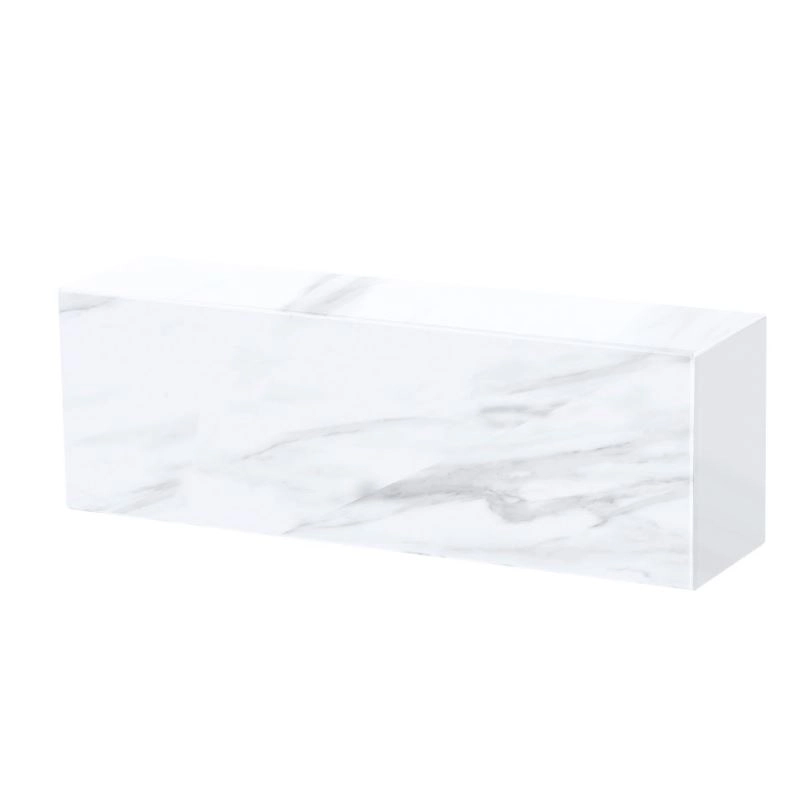 Основне Постамент пам'ятника на могилу 600x200x150 з полірованими фасками із мармуру Волокас tb-vol-pf-60-20-15