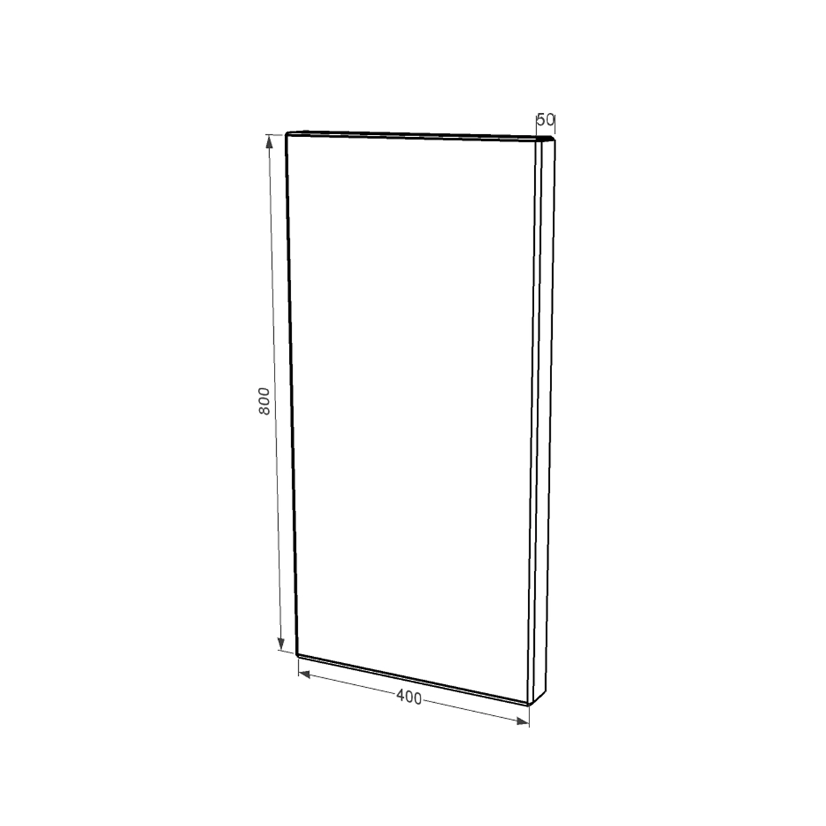 Розміри Стела пам'ятник на могилу для сина з граніту одинарна із неполірованими фасками Букинського кар'єру st-buk-npf-80-40-05-001