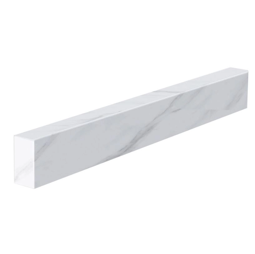 Основне Брус для квітника та гробниці з мармуру 780x100x50 бічний з полірованими фасками із мармуру Волокас br-vol-pf-78-10-05