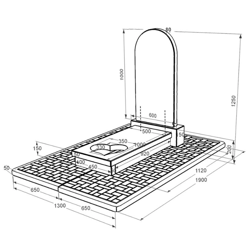 Размеры Гранитный памятник на кладбище стела 100х50 см одинарный из черного гранита Коростышев с сердцем резная работа к11-kor-npf-100-50-08-006-pbd2