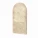 Стела памятника элитная 1200x600x80 из мрамора вертикальная с полированными фасками из мрамора Дайна st-dan-pf-120-60-08-006