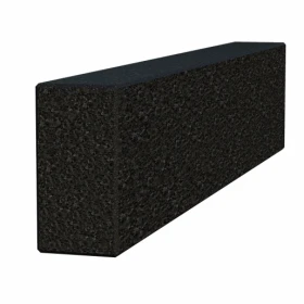 Основное Брус для цветника на могилу на кладбище 500x100x50 из гранита лицевой (тыльный) с полированными фасками Букинского карьера br-buk-pf-50-10-05