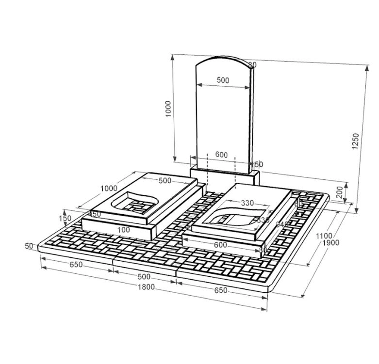 Размеры Гранитный памятник супругам двойной с листом резная работа из черного гранита Коростышев Дуга 009 к22-kor-npf-100-50-08-009-pbd2