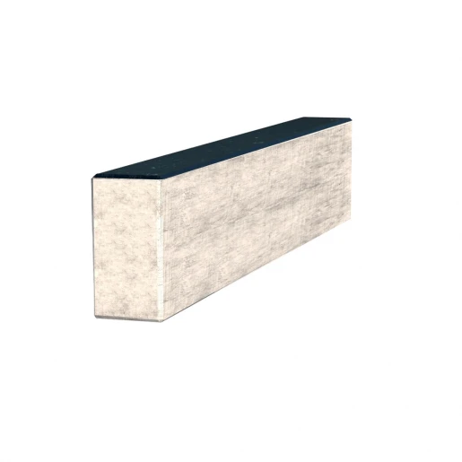 З інших боків Брус для квітника та гробниці довжиною 65 см 650x100x50 з граніту бічний з полірованими фасками Коростишівського кар'єру br-kor-pf-65-10-05