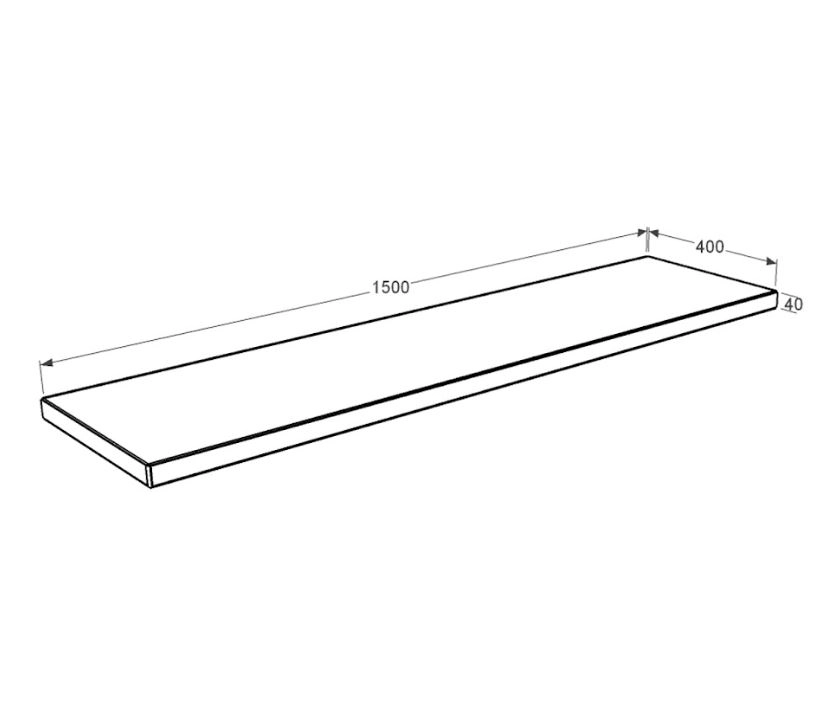 Розміри Мармурове підвіконня товщиною 4 см 1500x400x40 мармур Сівек видобуток каменю Македонія pdv-siv-pf-150-40-04