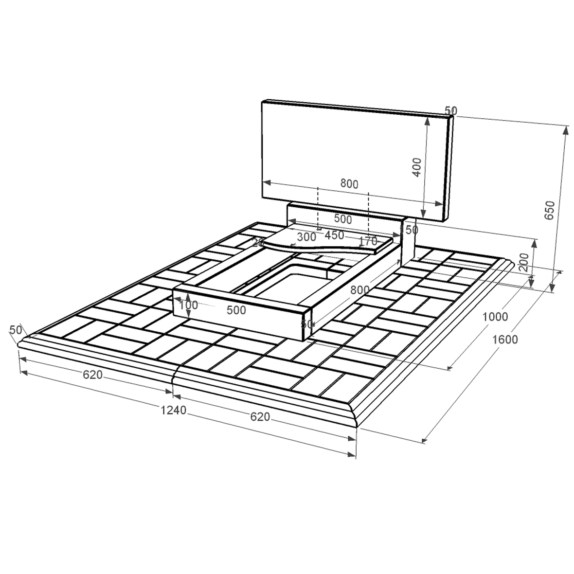 Розміри Гранітний пам'ятник з декоруванням штучним газаном одинарний із чорного граніту Коростишів з хвилею різьблений к5-kor-npf-40-80-05-001-pbd1