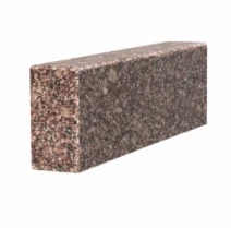 Брус для цветника и гробницы 350x100x50 из гранита лицевой (тыльный) с полированными фасками из Токовского гранита br-tok-pf-35-10-05