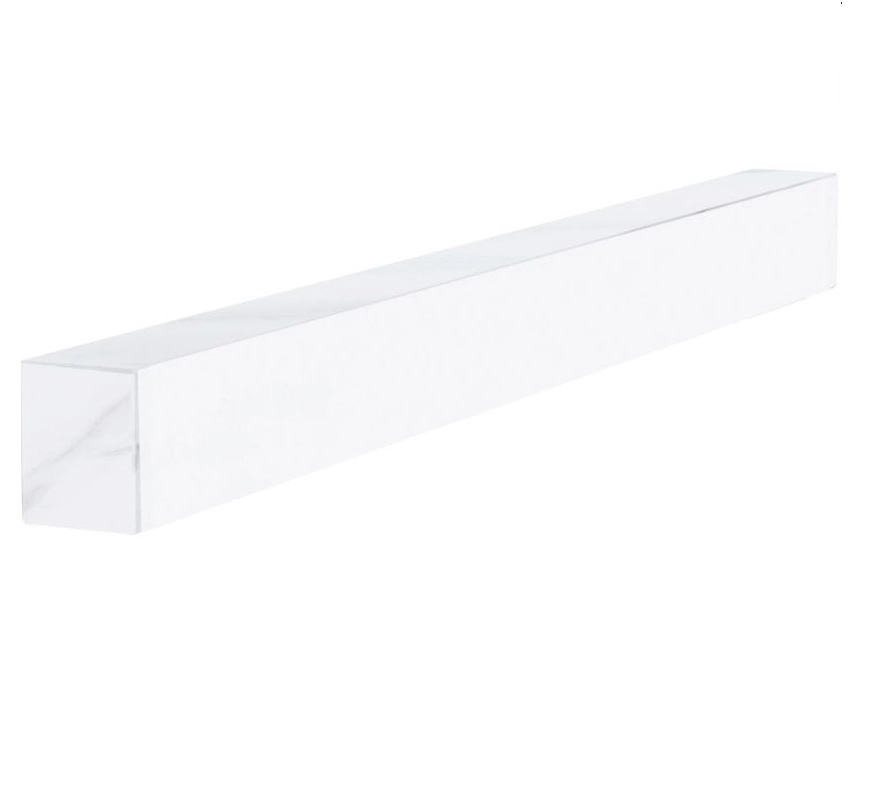 С других сторон Брус для цветника и гробницы боковой 1200x100x80 из мрамора с полированными фасками из мрамора Волокас br-vol-pf-120-10-08