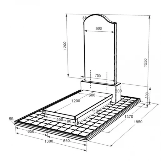Размеры Гранитный памятник сыну одинарный из черного гранита Коростышев с волной резной к10-kor-npf-120-60-08-011-l-pbd3