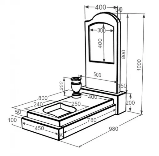 Розміри Мармуровий пам'ятник з листом різьблена робота одинарний з мармуру Дайна к13-dan-pf-80-40-05-011-r