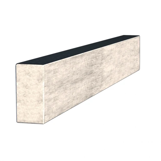 З інших боків Брус для квітника на могилу довжиною 72 см 720x100x50 з граніту бічний із неполірованими фасками Букинського кар'єру br-buk-npf-72-10-05