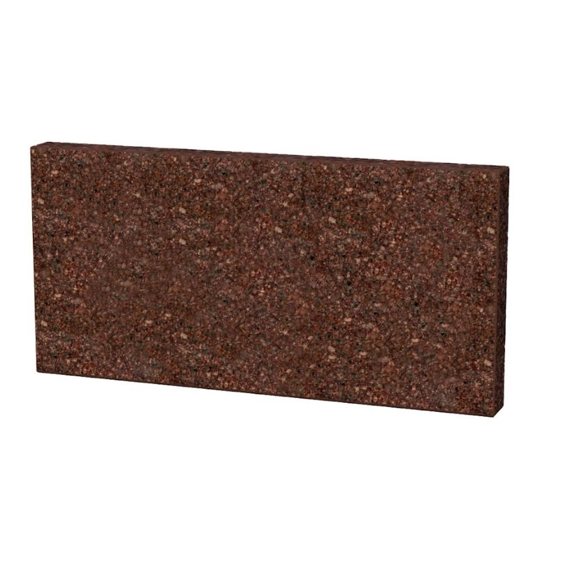 Основне Стела для пам'ятника горизонтальна 500x1000x80 з полірованими фасками з Токівського граніту st-tok-pf-50-100-08-001