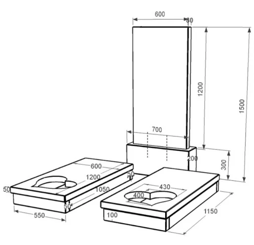 Размеры Гранитный памятник высокий двойной из черного гранита Коростышев с сердцем резная работа к20-kor-pf-120-60-08-001