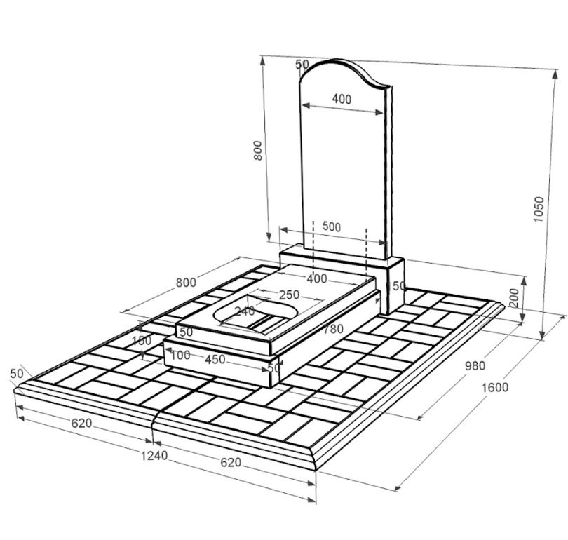Розміри Пам'ятник із граніту з листом різьблена робота одинарний із чорного граніту Коростишів к13-kor-pf-80-40-05-011-l-pbd1