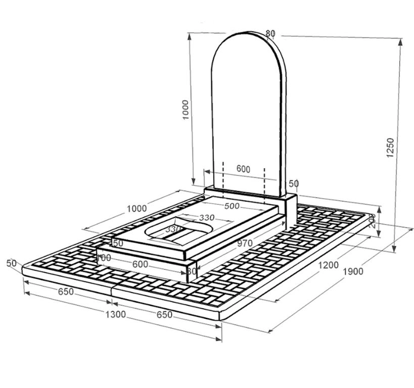 Розміри Пам'ятник із граніту із чорного граніту Коростишів одинарний з листом різьблена робота к13-kor-npf-100-50-08-006-pbd2