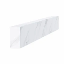 Брус для цветника и гробницы из камня Греция 920x100x50 из мрамора боковой с полированными фасками из мрамора Волокас br-vol-pf-92-10-05