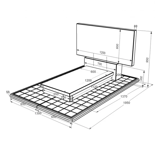 Розміри Гранітний пам'ятник подружжю подвійний із чорного граніту Коростишів без різьблених робіт к10-kor-npf-60-120-08-001-pbd3