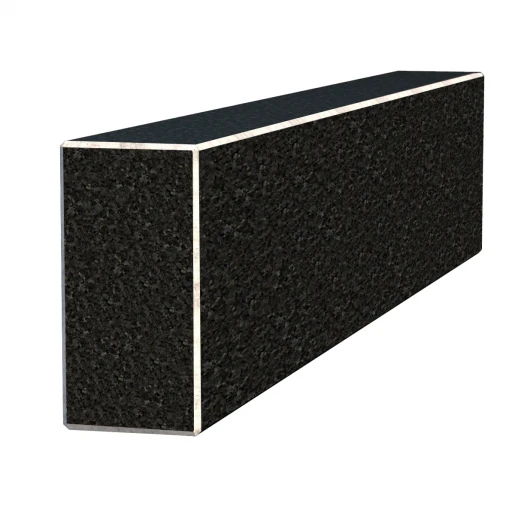 Основное Брус для цветника на могилу Букинского карьера 450x100x50 из гранита лицевой с неполированными фасками br-buk-npf-45-10-05