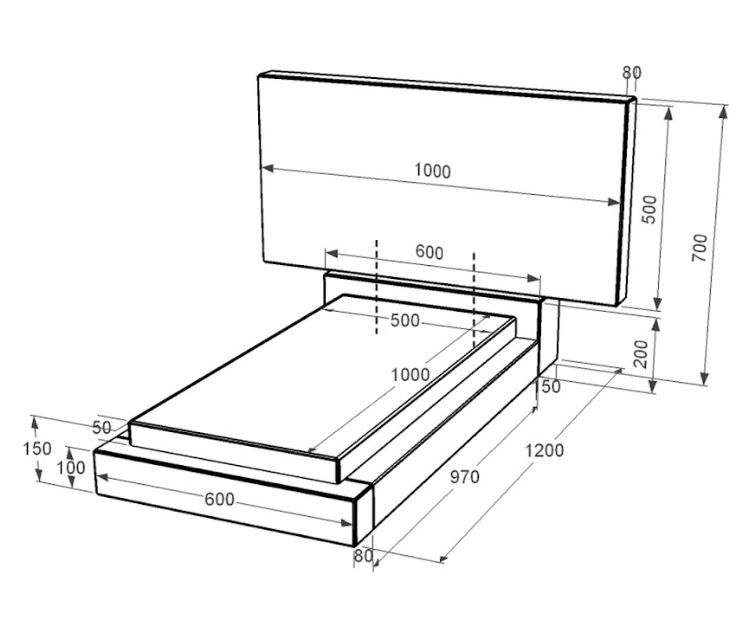 Розміри Гранітний надгробок висотою 70 см одинарний із чорного граніту Коростишів без різьблених робіт к12-kor-pf-50-100-08-001