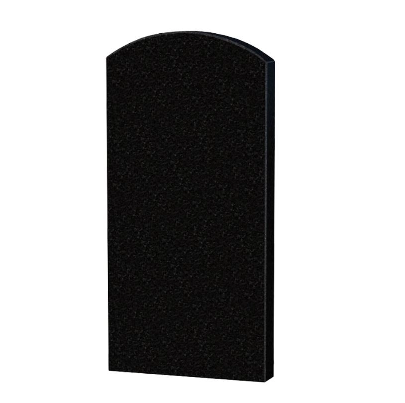 Основное Стела памятника производство Украина 1000x500x80 из гранита вертикальная с полированными фасками Букинского карьера st-buk-pf-100-50-08-009