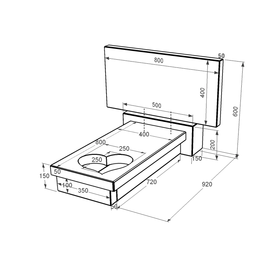 Розміри Гранітний пам'ятник стела 40х80 см одинарний із чорного граніту Коростишів з серцем різьблена робота к11-kor-npf-40-80-05-001