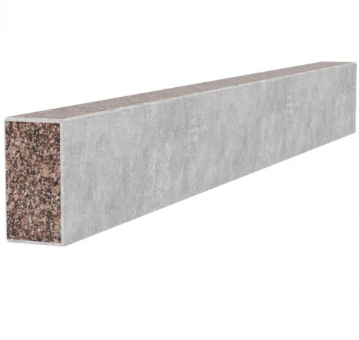 З інших боків Брус для квітника та гробниці 920x100x50 з граніту бічний із неполірованими фасками з Токівського граніту br-tok-npf-92-10-05