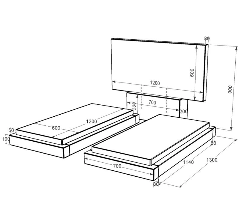 Размеры Памятник на кладбище из гранита стела 60х120 см двойной из черного гранита Коростышев без резных работ к21-kor-pf-60-120-08-001