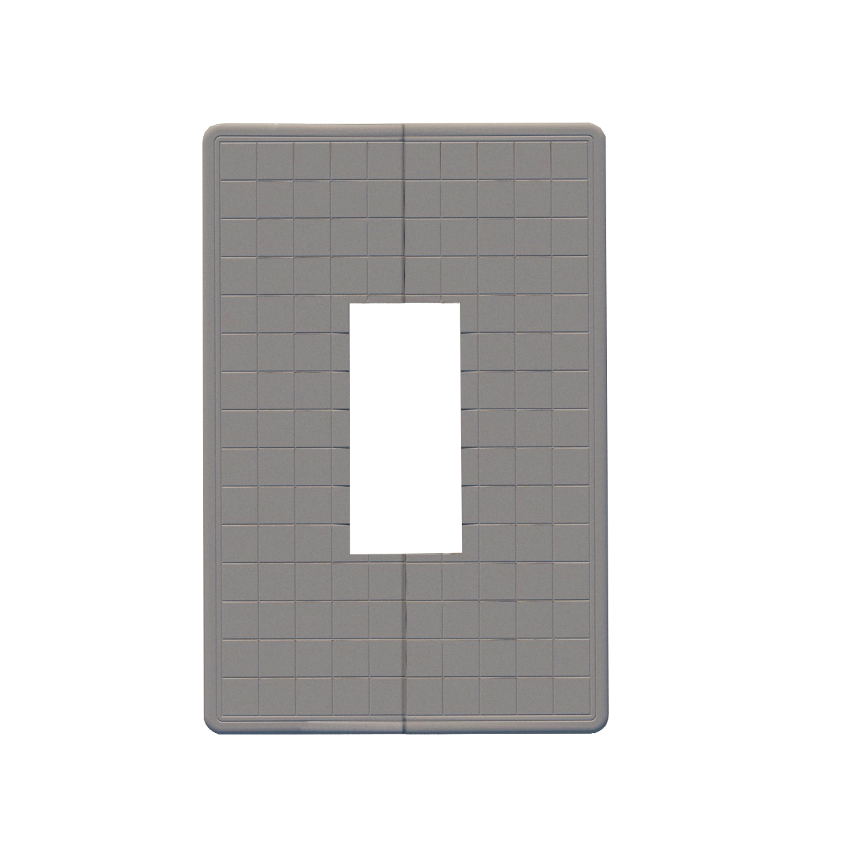 Основне Протиусадкова плита під пам'ятник 1950x1300x50 без отвору для квітника одинарна серія Квадрат pbd-Kvadrat-195-130-05