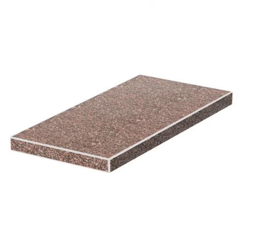 Надгробна плита вузькf 800x400x50 з Токівського граніту із неполірованими фасками Базіс pl-tok-npf-pt-80-40-05