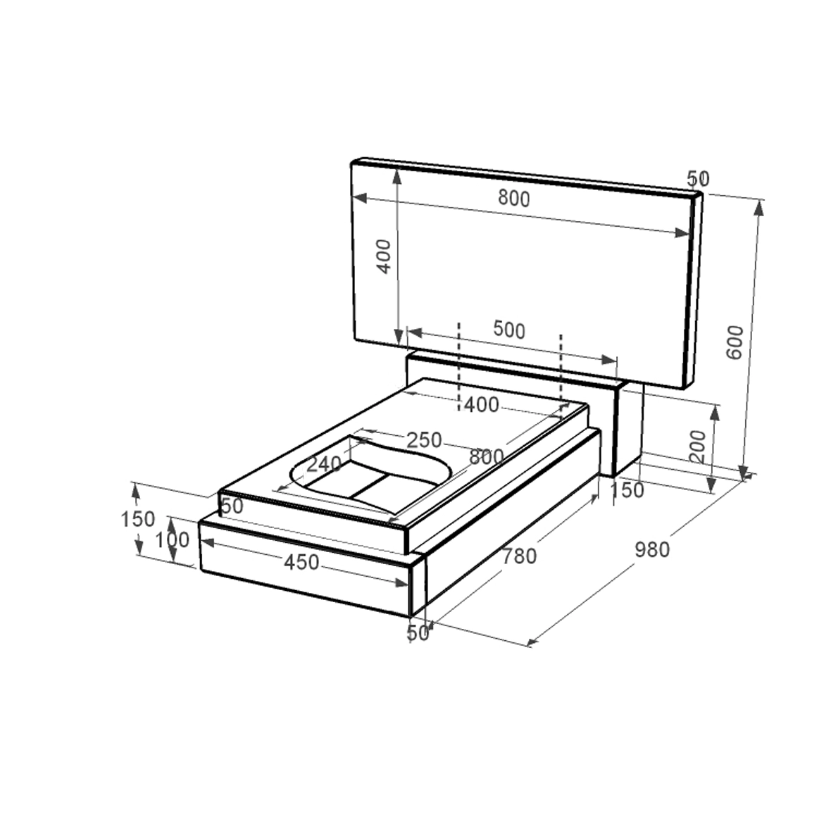 Розміри Гранітний пам'ятник висотою 60 см одинарний із чорного граніту Коростишів з листом різьблена робота к13-kor-npf-40-80-05-001