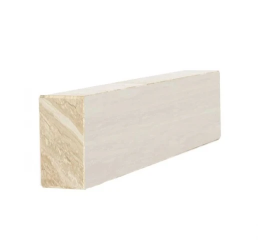 С других сторон Брус для цветника и гробницы 500x100x50 лицевой (тыльный) с полированными фасками из мрамора Дайна br-dan-pf-50-10-05