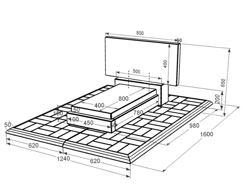 Размеры Гранитный памятник маленький одинарный из черного гранита Коростышев без резных работ к12-kor-pf-40-80-05-001-pbd1