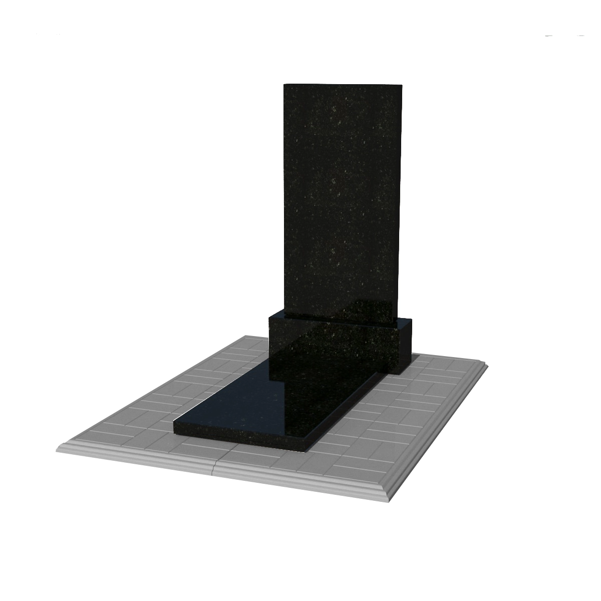 У комплексі Протисадочна плита під пам'ятник з отвором для квітника 1600x1240x50 одинарна серія Цегла pbd-Cegla-160-124-05