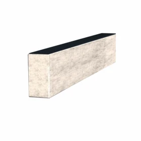 С других сторон Брус для цветника и гробницы длиной 75 см 750x100x50 из гранита боковой с неполированными фасками Букинского карьера br-buk-npf-75-10-05