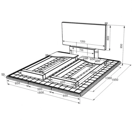 Розміри Гранітний пам'ятник на могилу подвійний із чорного граніту Коростишів з хвилею різьблений к15-kor-npf-60-120-08-001-pbd3