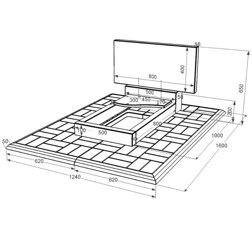 Розміри Пам'ятник із граніту 60 см висотою одинарний із чорного граніту Коростишів з хвилею різьблений к5-kor-pf-40-80-05-001-l-pbd1