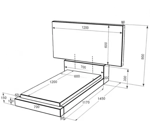 Розміри Пам'ятник із граніту висотою 90 см одинарний із чорного граніту Коростишів без різьблених робіт к12-kor-pf-60-120-08-001