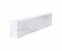 Брус для цветника и гробницы 550x100x50 из мрамора лицевой (тыльный) с полированными фасками из мрамора Волокас br-vol-pf-55-10-05