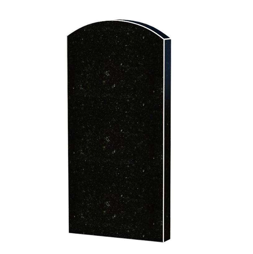 Основне Стела пам'ятника у формі дуги 1000x500x80 з граніту вертикальна із неполірованими фасками Коростишівського кар'єру st-kor-npf-100-50-08-009