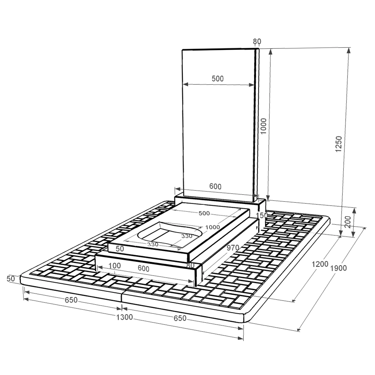 Розміри Гранітний пам'ятник синові одинарний із чорного граніту Коростишів з листом різьблена робота к13-kor-npf-100-50-08-001-pbd2