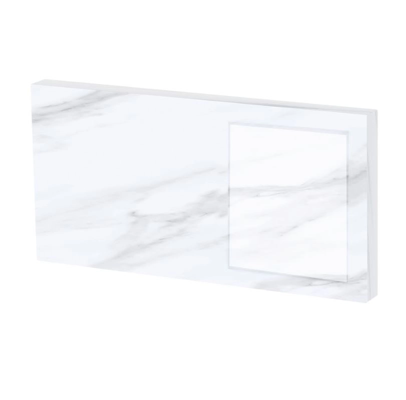 Основное Стела памятника шириной 80 см 400x800x50 из мрамора горизонтальная с полированными фасками из мрамора Волокас st-vol-pf-40-80-05-001