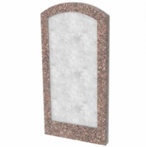 Стела памятника из Ток гранита 800x400x50 вертикальная с полированными фасками stn-tok-pf-80-40-05-009